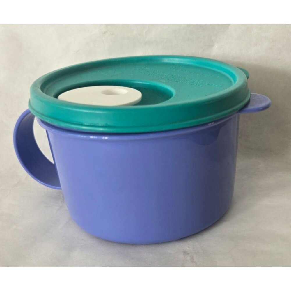 Vintage Tupperware Crystalwave Microwaveable 16oz Soup Mug #4  3155B